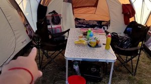 VLOG 21.07.2021 Обзор палатки Outventure dalen 6/Приехали на Яровое/Отдых с тремя детьми дикарями.