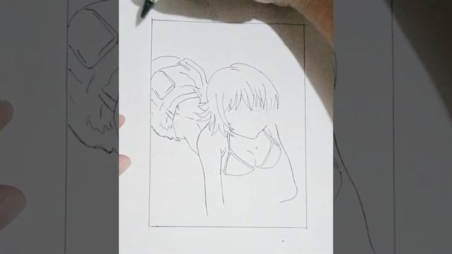 Hentai Anime Easy Sketch |Shizuku Murasaki Spider No. 8