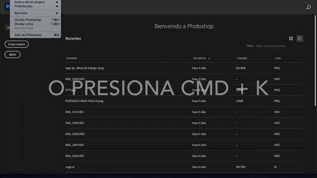 Error Photoshop NO crea documento nuevo Solución para MAC y Windows Solución 2023 смотреть онлайн