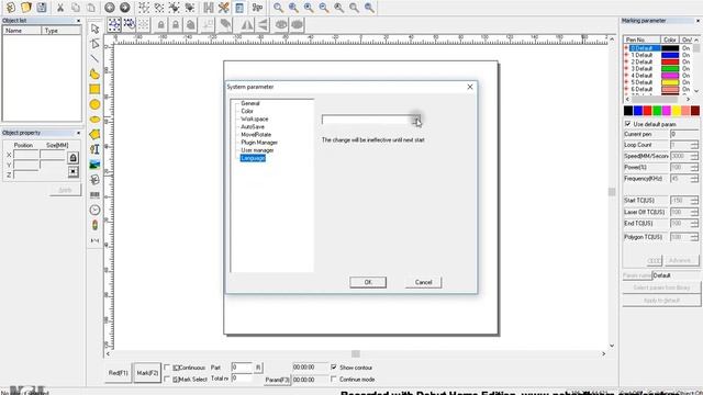 How to change Language in Ezcad laser marking software смотреть онлайн