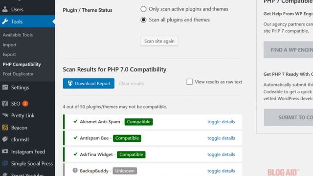 Quick PHP 7 Plugin Compatibility Check смотреть онлайн