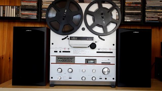 Катушечные магнитофоны Санда МК-012-С1 и Ростов 105-С1. Запись, воспроизведение смотреть онлайн