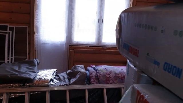 Купили дом из оцилиндрованного бревна , начинается весёлая жизнь ! смотреть онлайн