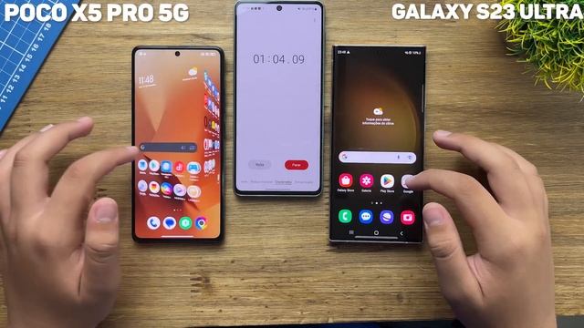 SAMSUNG GALAXY S23 ULTRA VS POCO X5 PRO 5G - FIRST SPEED TEST смотреть онлайн