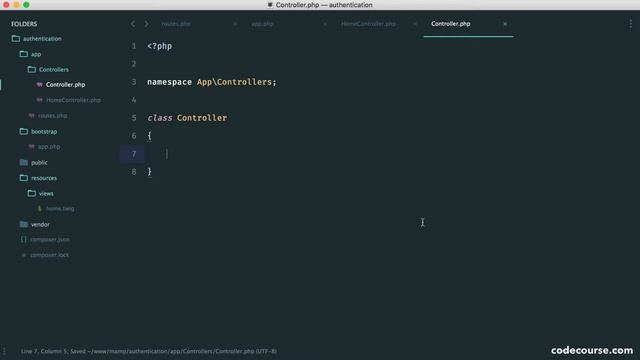 Authentication with Slim 3: Container items in controllers (5/29) смотреть онлайн