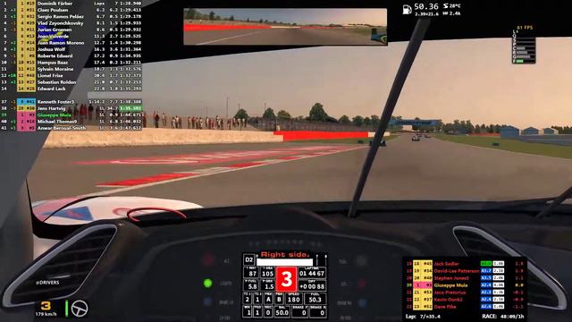 Iracing Week 11 Race 1 Le Mans Series Ferrari 488GTE/Silverstone смотреть онлайн