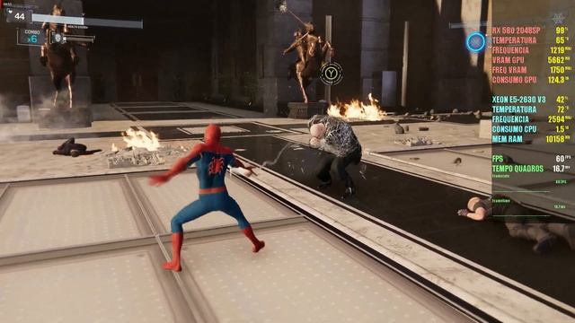 Marvel's Spider Man Remastered | RX 580 2048SP 8GB | XEON-2630 V3 | 1080P | Médio | 60 FPS смотреть онлайн