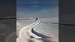 Самодельный мотобуксировщик с КПП от "Урала" был когда-то "палочник". 3 часть.