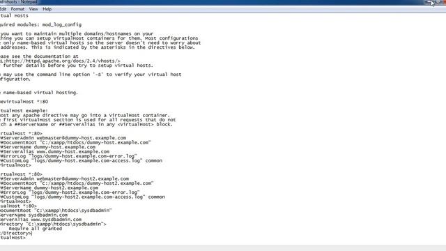 How to Create virtual hosts in XAMPP on Windows смотреть онлайн