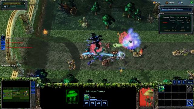 Castlefight - Naga Assault - Starcraft 2 Mod смотреть онлайн
