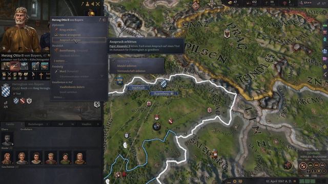 Crusader Kings 3 - #01 - Graf Walter von Eschenlohe schielt nach Geisenhausen смотреть онлайн