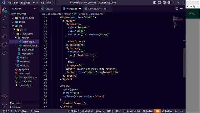 Curso Material UI #12: Navbar responsive (Parte #03) AppBar component смотреть онлайн