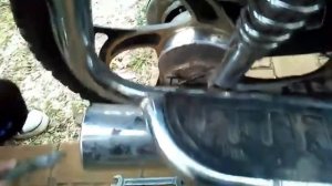 Ремонт заднего колеса на мопеде альфа.