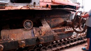 Ремонт бульдозера ДЭТ 250, Советский  монстр. Bulldozer det 250