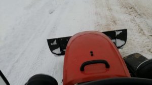 Навешивание  отвала ( оборудование бульдозерное ОБ 12-01) на минитрактор МТЗ 152 " БЕЛАРУС"  Часть