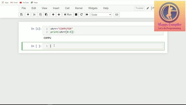 Python Class 11 String slicing in Python in Hindi смотреть онлайн