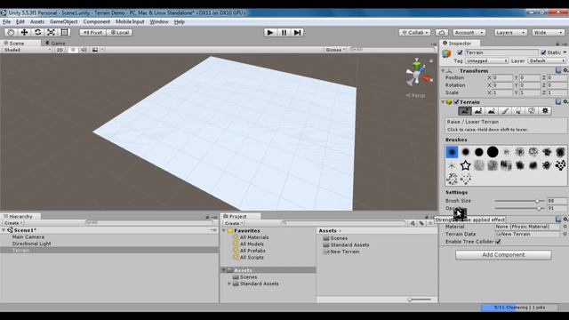 Unity Engine Raise or Lower Terrain Tool - Unity Engine Tutorial 57 смотреть онлайн