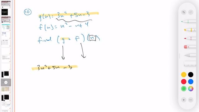 Composite Functions (algebraically - addition) смотреть онлайн