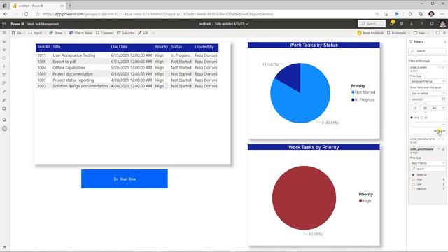 Power Automate visual for Power BI reports - run flow смотреть онлайн