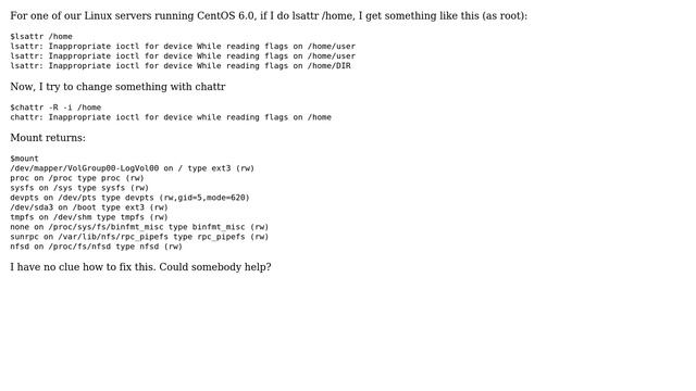 DevOps & SysAdmins: lsattr: Inappropriate ioctl for device While reading flags (2 Solutions!!) смотреть онлайн