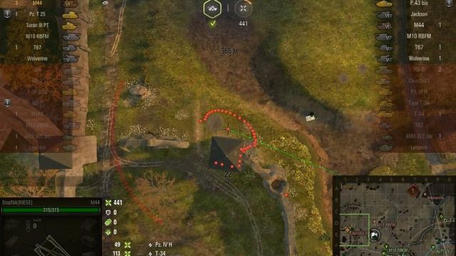 М44. Взял Воина. World Of Tanks смотреть онлайн