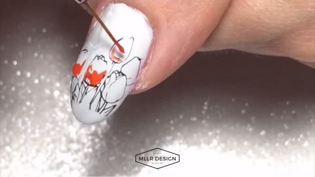 Stamping tulips tutorial by MllrDesign смотреть онлайн
