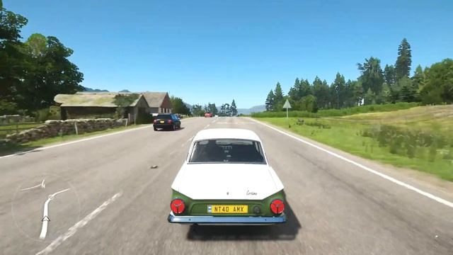 1966 Ford Lotus Cortina MKII - Forza Horizon | Logitech g920 gameplay смотреть онлайн