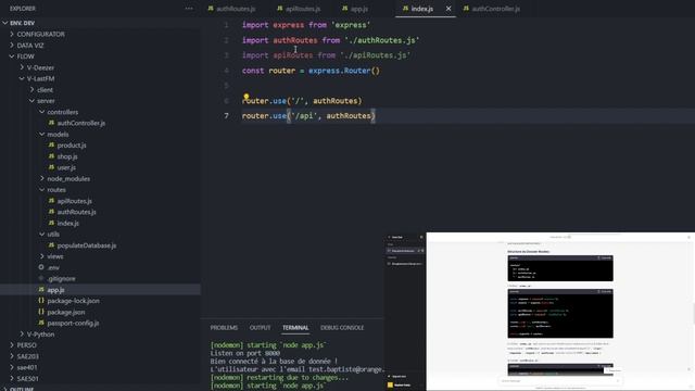 Flow | Projet REACT / NODEJS | Model MVC #1 смотреть онлайн
