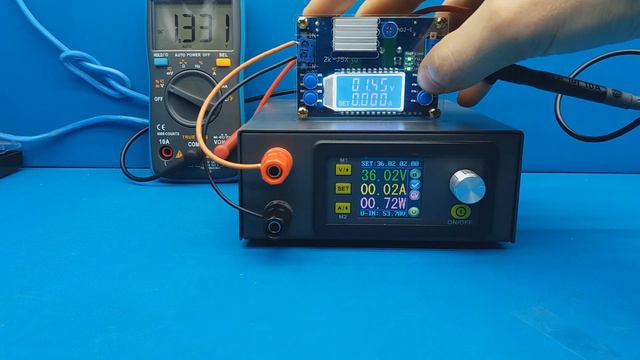Понижающий преобразователь XL4015 ЖК дисплей смотреть онлайн