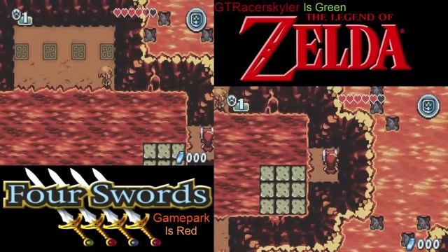 Legend Of Zelda Four Swords - Full Adventure With Only 2 Players.