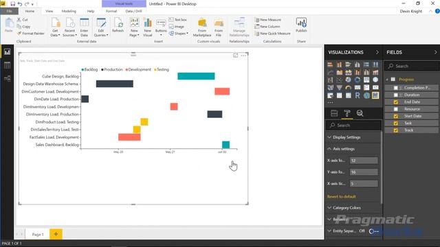 Power BI Custom Visuals- As Timeline смотреть онлайн