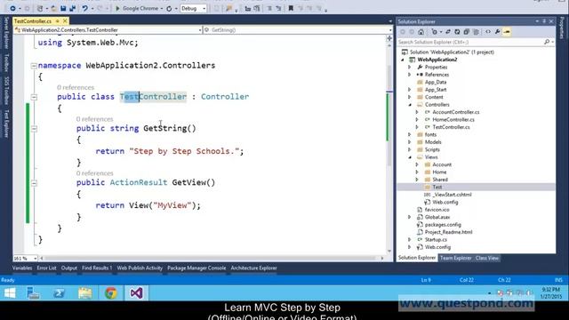 Startup Step by Step training for ASP.NET MVC 5 смотреть онлайн