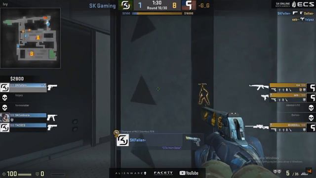CS:GO - SK Gaming vs.Ghost [Train] - ECS - Esports Championship Series S4 | NA - MAP 1 смотреть онлайн