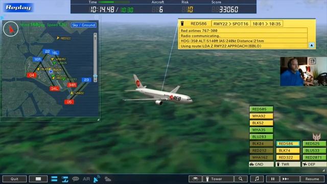 I Am An Air Traffic Controller 4 Gameplay | 10:00-10:30am | Ep. #56 | ATC Simulation | Realistic смотреть онлайн