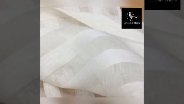 205 СМ. ЛЬНЯНОЙ ТЮЛЬ (ВУАЛЬ) БЕЛЫЙ В ПОЛОСКУ смотреть онлайн