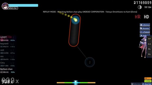 UNDEAD CORPORATION - Tokoyo Omokihane no kami [Extra] 1 miss hdhr 97.62% смотреть онлайн