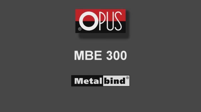 Электрический брошюровщик OPUS MBE 300 смотреть онлайн
