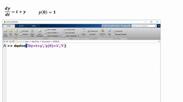 DSOLVE MATLAB смотреть онлайн