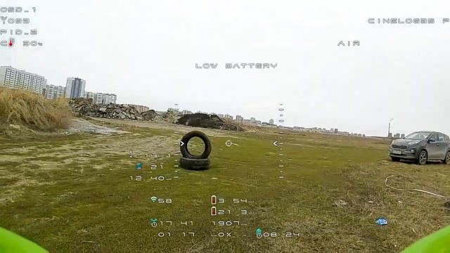 WtfOS запись OSD дроне Cinelog 35 Performance + Fpv Goggles V2