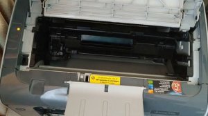 Мигает кнопка на принтере HP