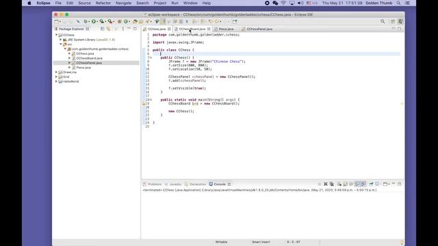 Java CChess 4 | Drawing standard cchess board using Java Swing library смотреть онлайн