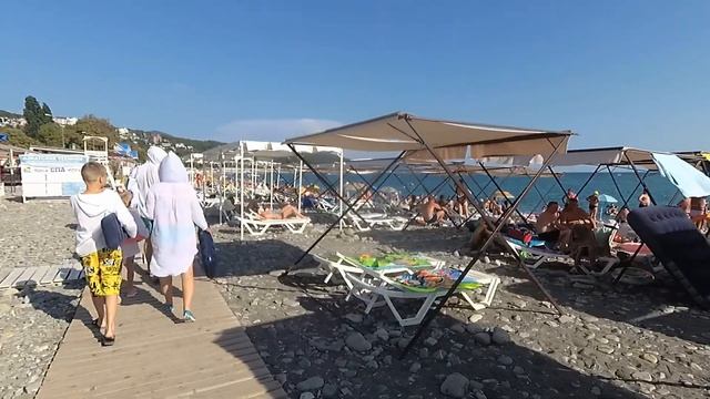 Рыбацкий посёлок в Лазаревском. Озеро Дивное, пляжи Чайка и Лагуна. смотреть онлайн
