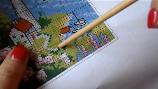 Маяк: NKF арт. F781. Обзор набора и готовая работа смотреть онлайн