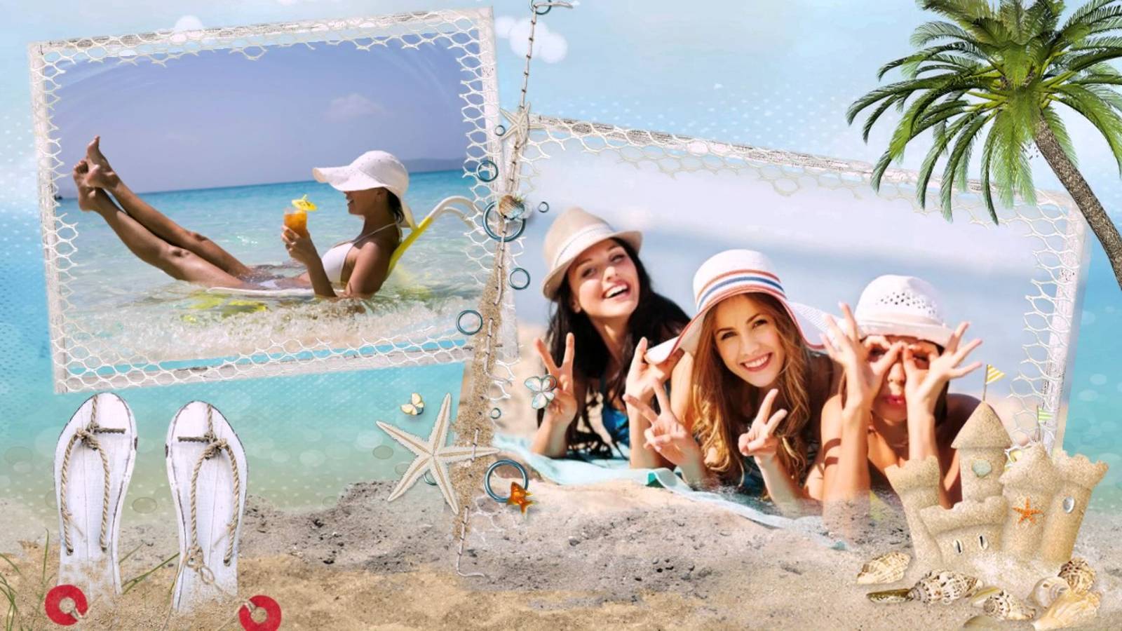 «Отдых на море» - шаблон для ВидеоШОУ смотреть онлайн