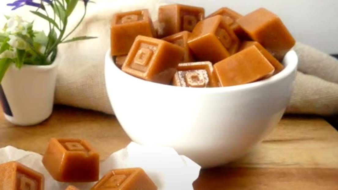 Низкокалорийный десерт к чаю. По вкусу напоминает конфеты "Коровка" смотреть онлайн