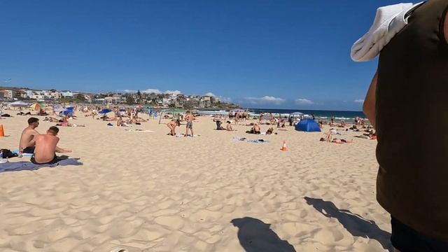 4K Bondi Beach Walking Tour | Beach Tour | Sydney Best Beach | Bondi Australia Beach Walk #4kwalk