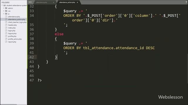 Student Attendance System in PHP using Ajax - 23 - Attendance Management смотреть онлайн