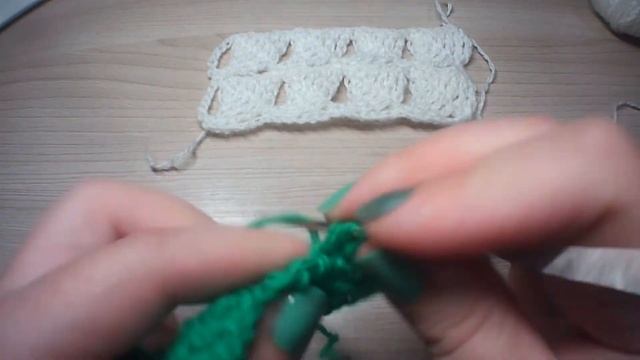 Необычный узор " ромбики" из столбиков крючком просто / Fancy lozenges crocheted simply смотреть онлайн