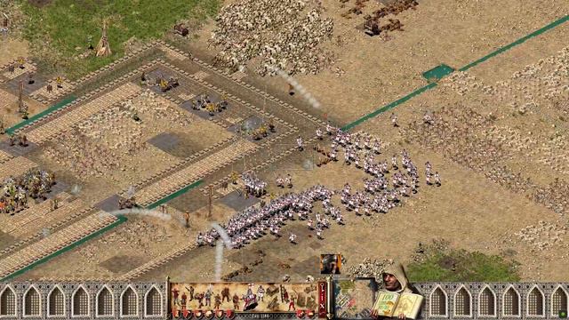 3000 SwordsMan VS 7 Wolf Death Match Stronghold Crusader 1 смотреть онлайн