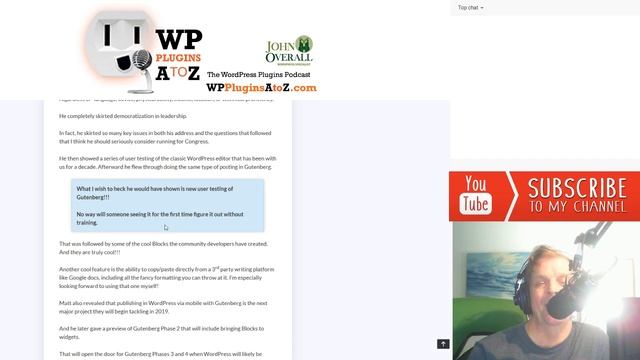 Discussion about Gutenberg and ClassicPress from WordPress Plugins from A to Z смотреть онлайн